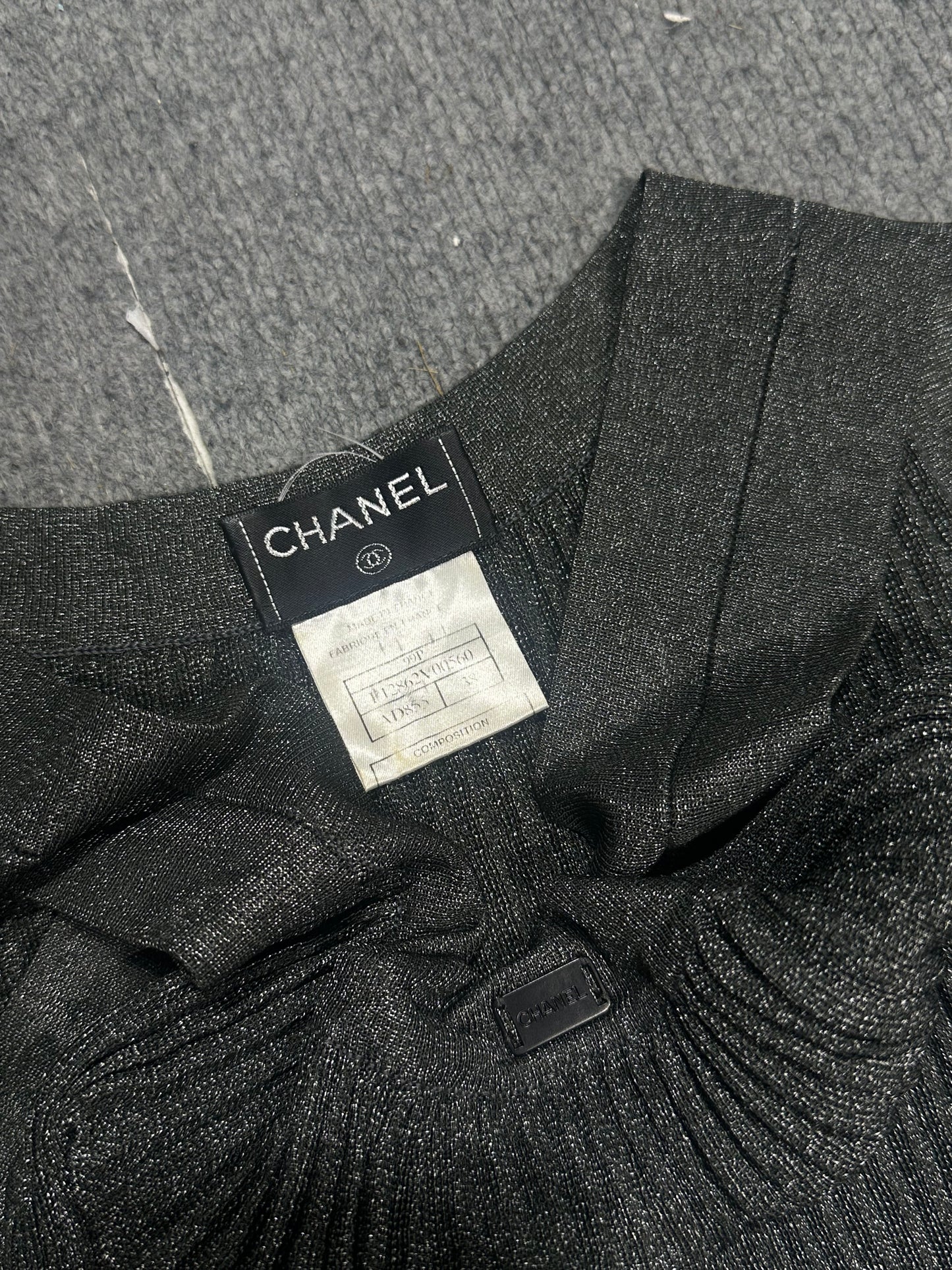 Chanel Pleated Tank Top & Skirt Set