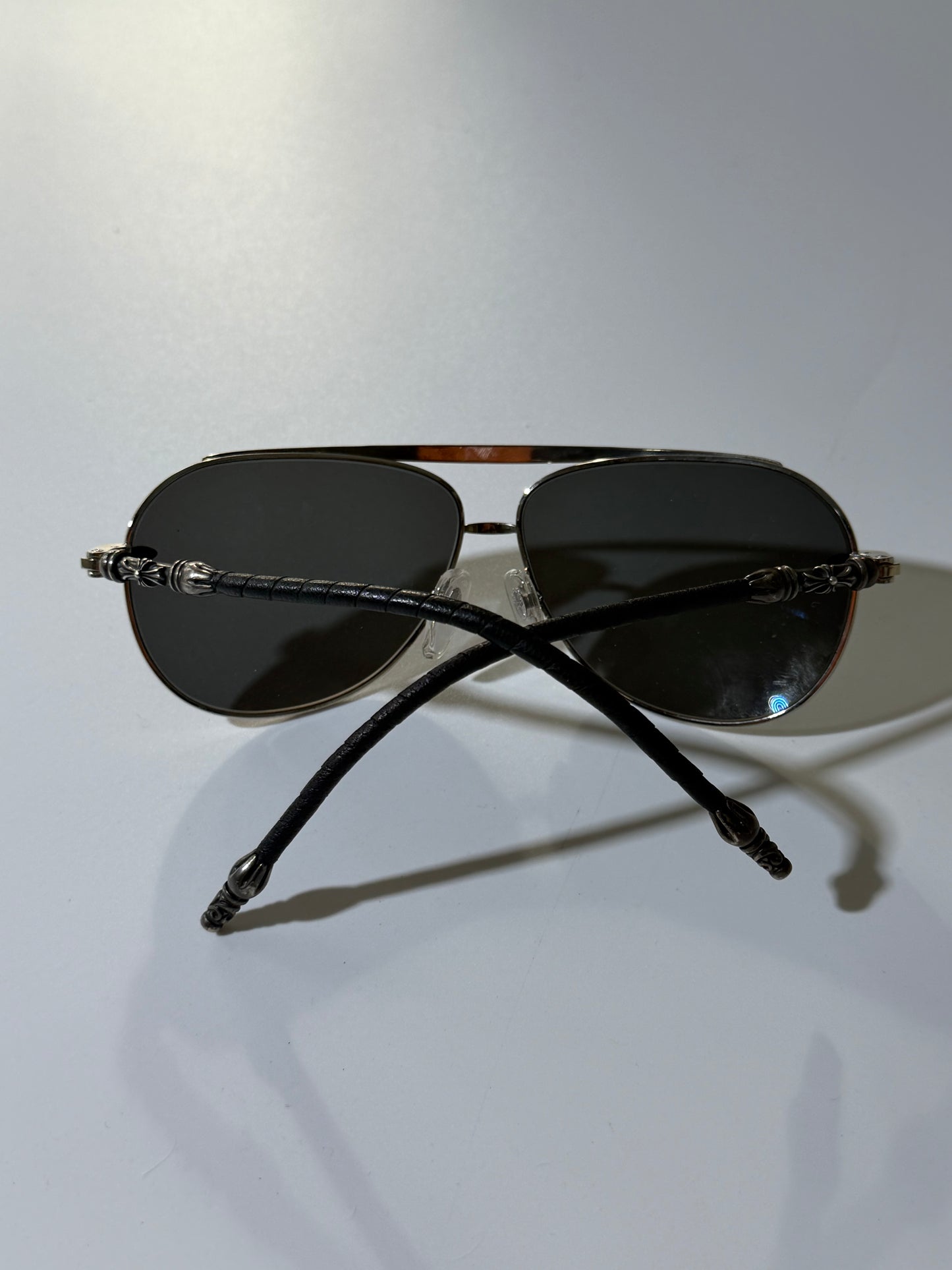 Chrome Hearts Muncher Double Dip Leather Sunglass