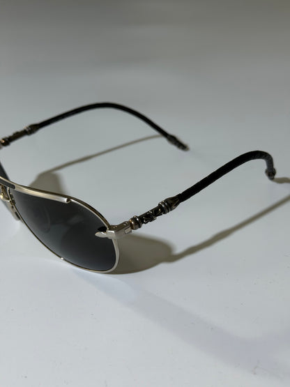 Chrome Hearts Muncher Double Dip Leather Sunglass