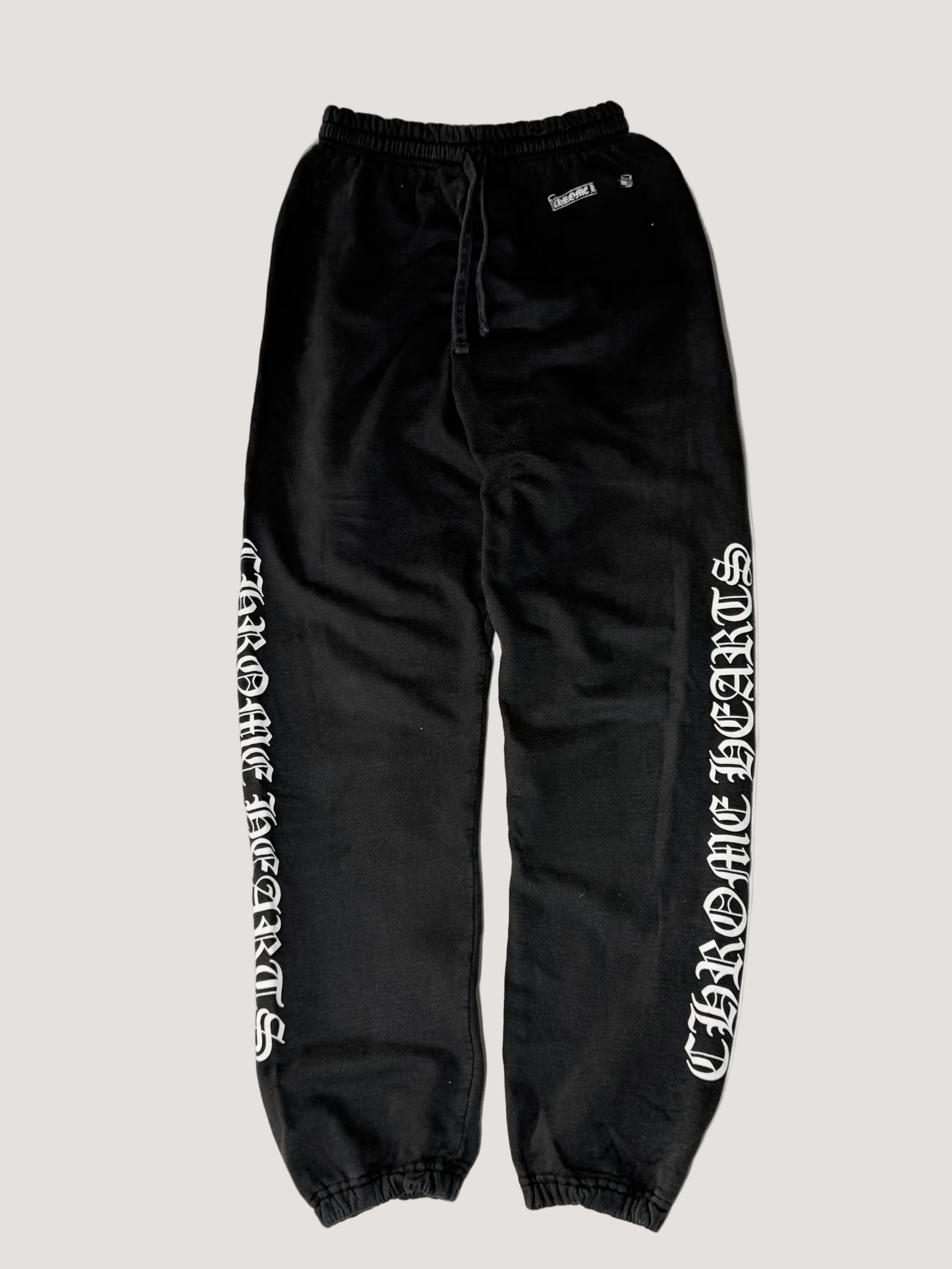 Chrome Hearts Script Black Sweatpants