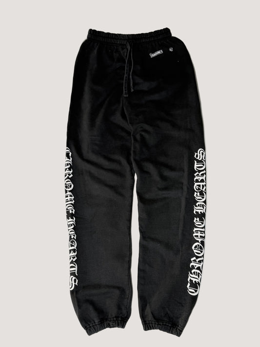 Chrome Hearts Script Black Sweatpants