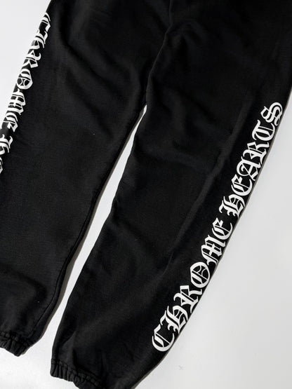 Chrome Hearts Script Black Sweatpants