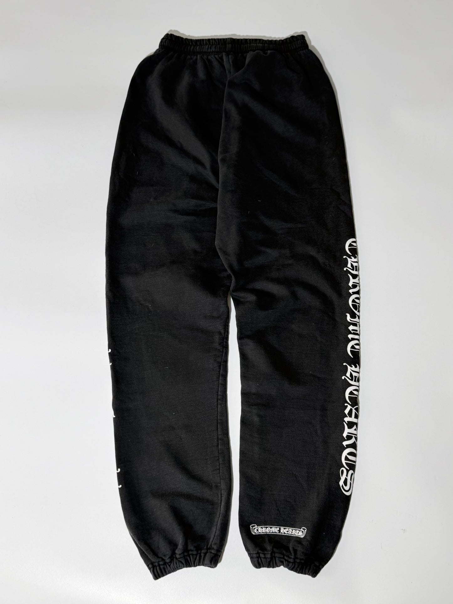 Chrome Hearts Script Black Sweatpants