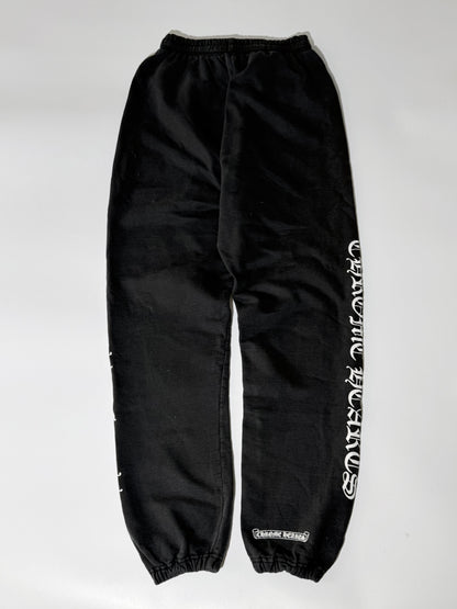 Chrome Hearts Script Black Sweatpants
