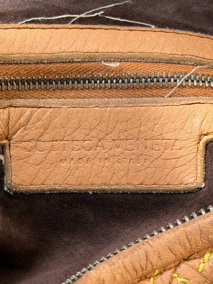 Bottega Veneta Intrecciato Woven Leather Hobo Brown Bag
