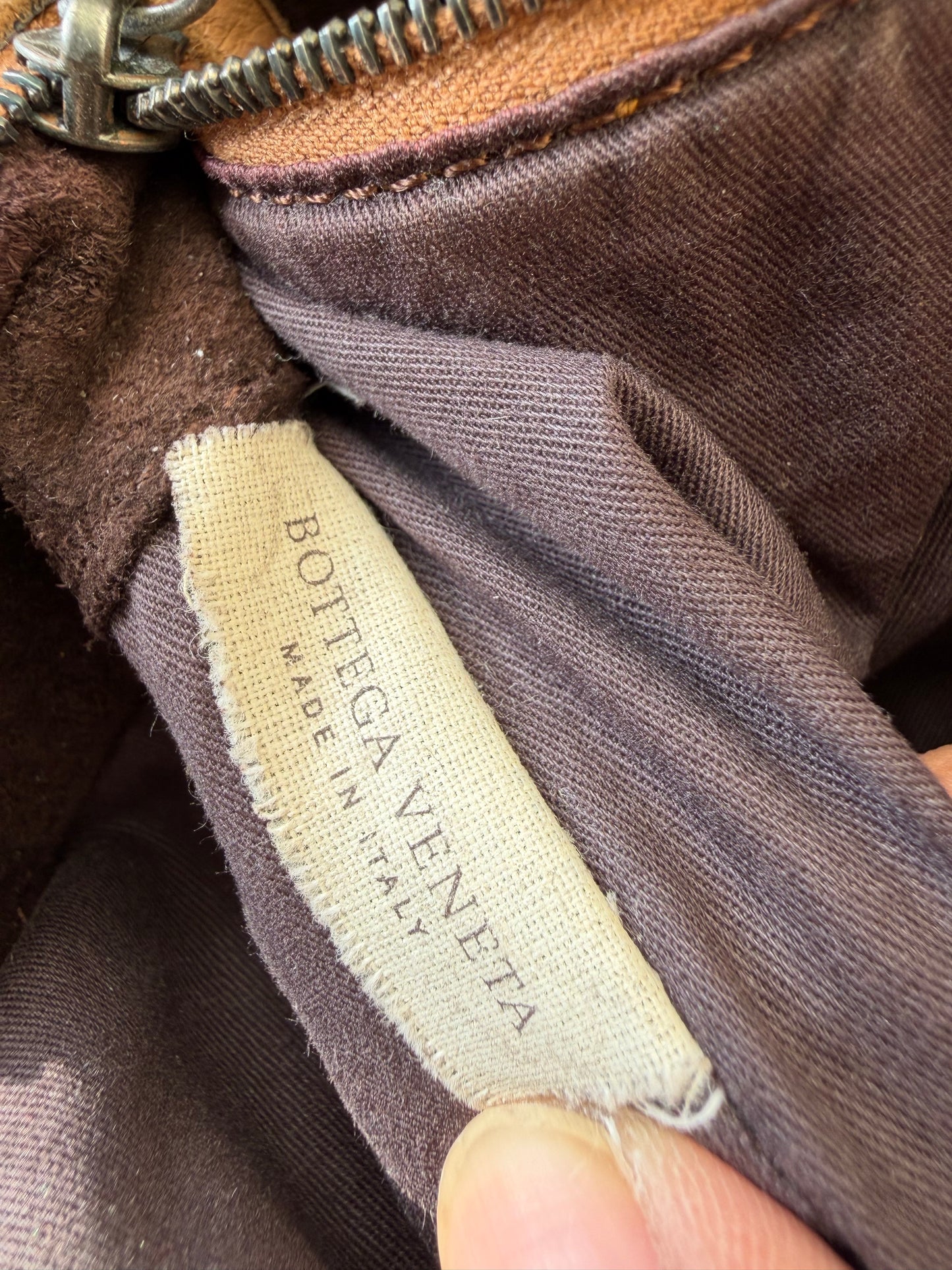 Bottega Veneta Intrecciato Woven Leather Hobo Brown Bag