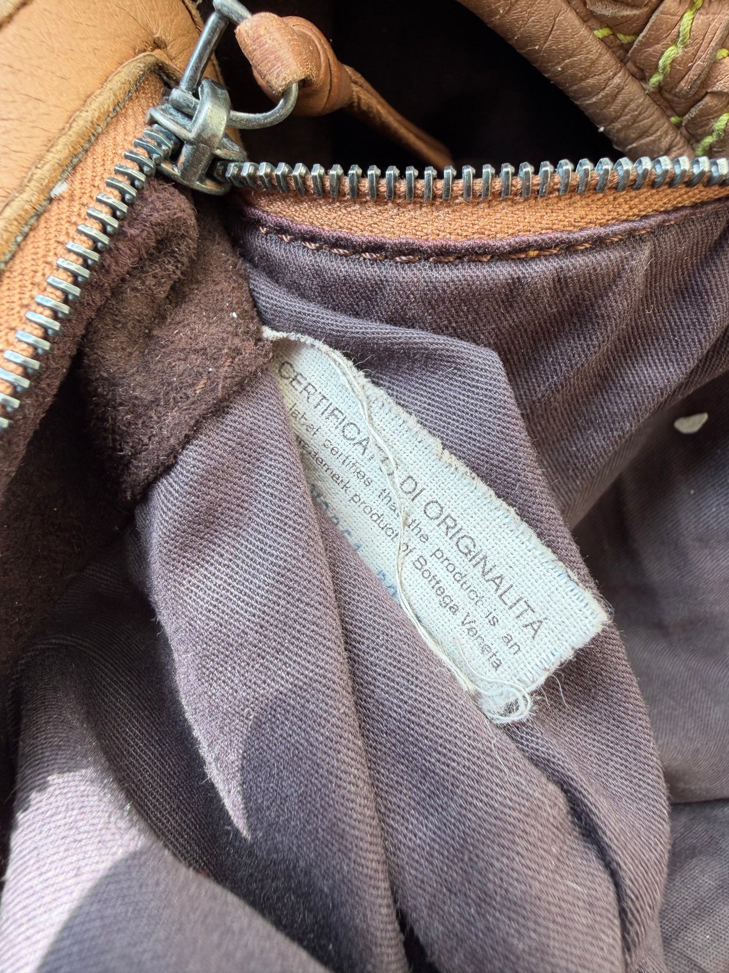 Bottega Veneta Intrecciato Woven Leather Hobo Brown Bag
