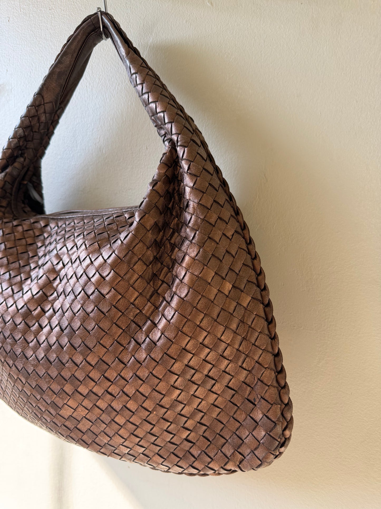 Bottega Veneta Woven Copper Hobo Bag