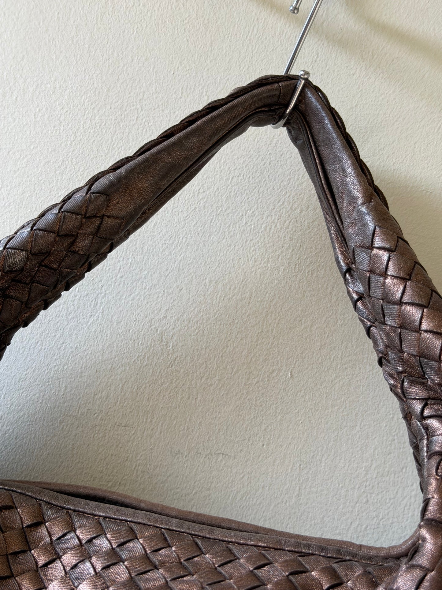 Bottega Veneta Woven Copper Hobo Bag