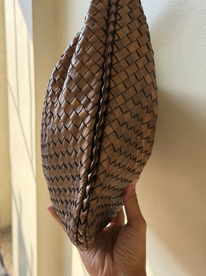 Bottega Veneta Woven Copper Hobo Bag