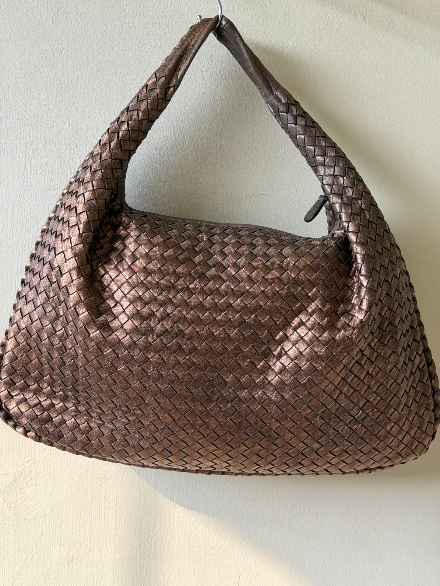 Bottega Veneta Woven Copper Hobo Bag