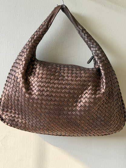 Bottega Veneta Woven Copper Hobo Bag