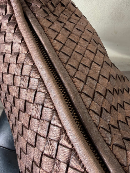 Bottega Veneta Woven Copper Hobo Bag