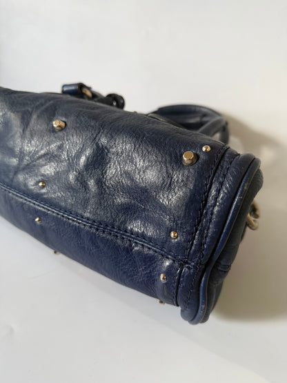 Chloe Blue Mini Paddington Satchel