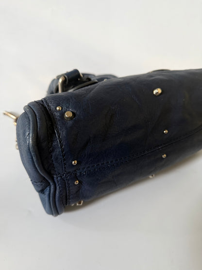 Chloe Blue Mini Paddington Satchel