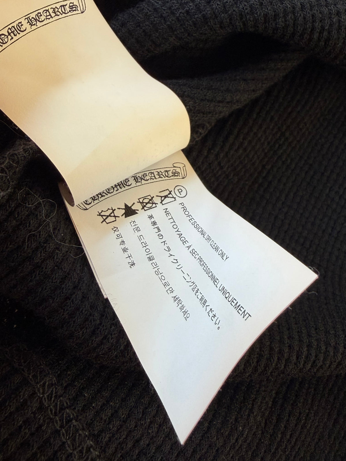 Chrome Hearts Waffle Thermal T-Shirt