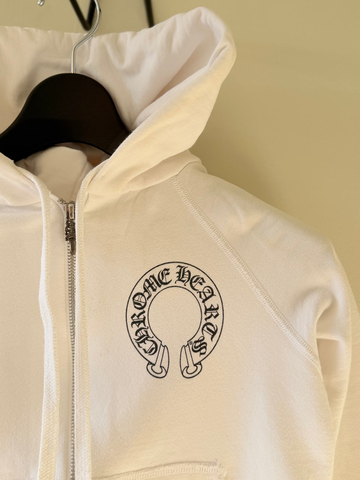 Chrome Hearts Plus Cross Horseshoe Hoodie in White