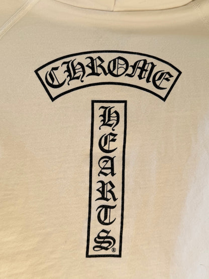 Chrome Hearts Plus Cross Horseshoe Hoodie in White