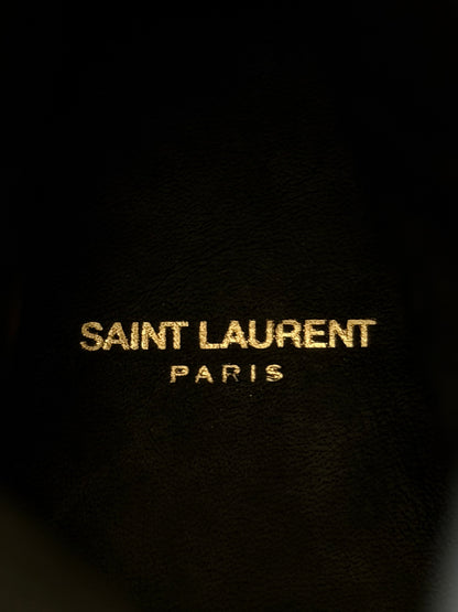 Saint Laurent Paris Browne Suede Trekker 25 Combat Boots