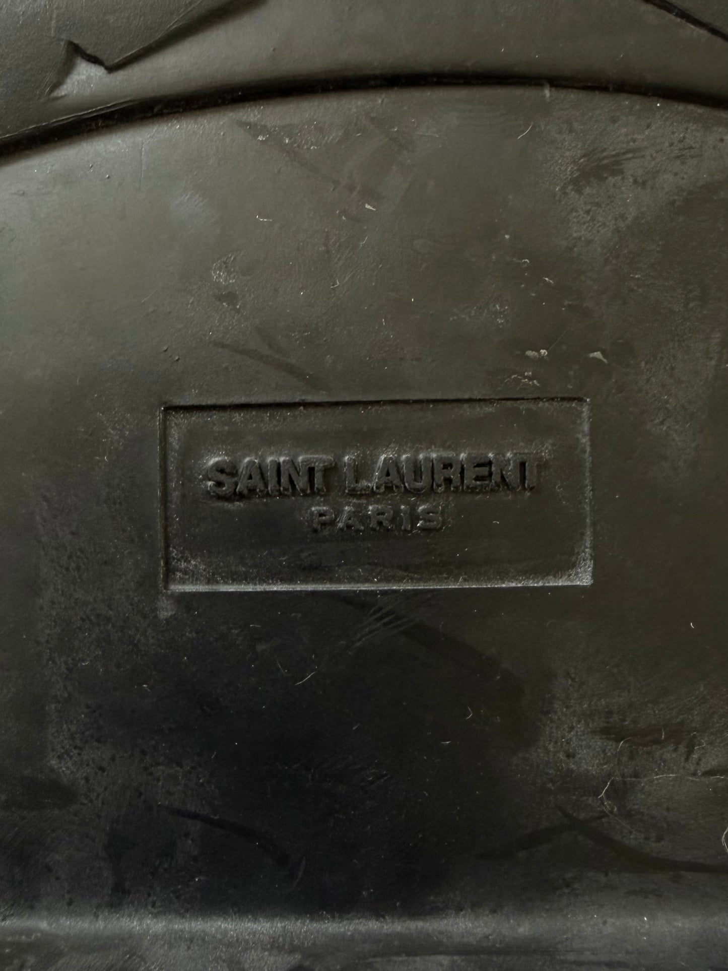 Saint Laurent Paris Browne Suede Trekker 25 Combat Boots