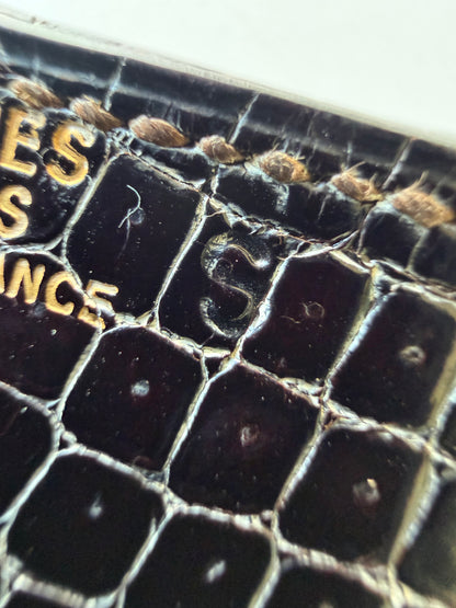 Hermes Brown Crocodile Leather Wallet