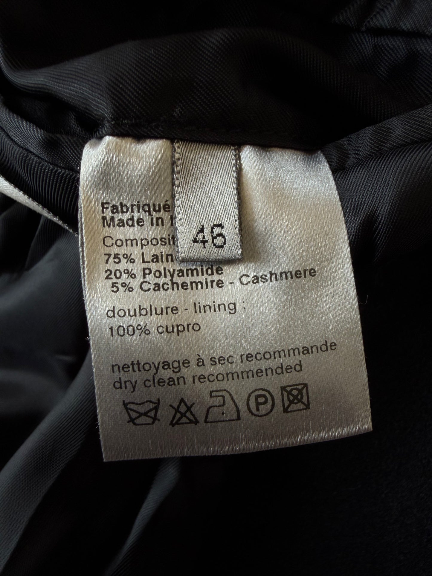 Dior Homme Hedi Slimane FW06 Wool Jacket