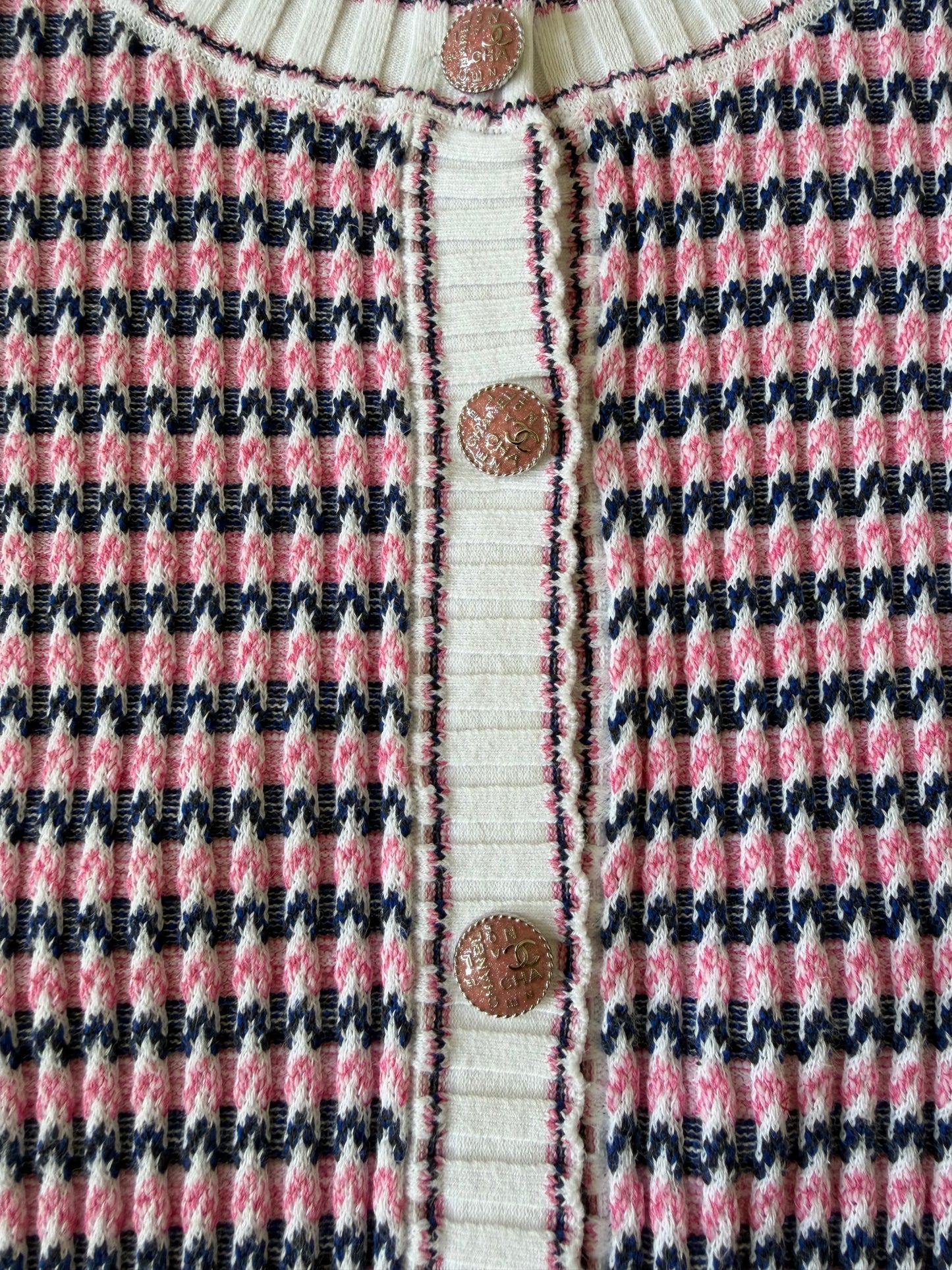 Chanel Stripped Multicolor Cardigan