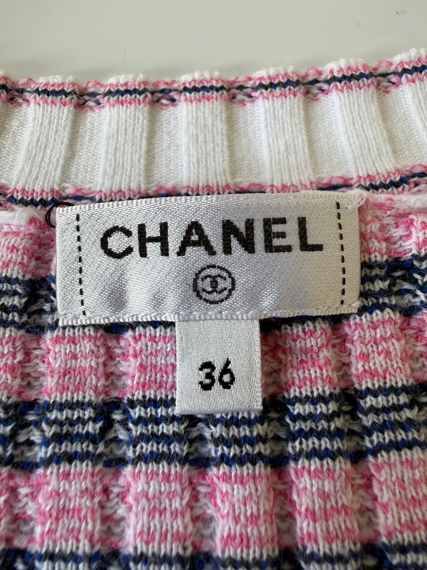 Chanel Stripped Multicolor Cardigan