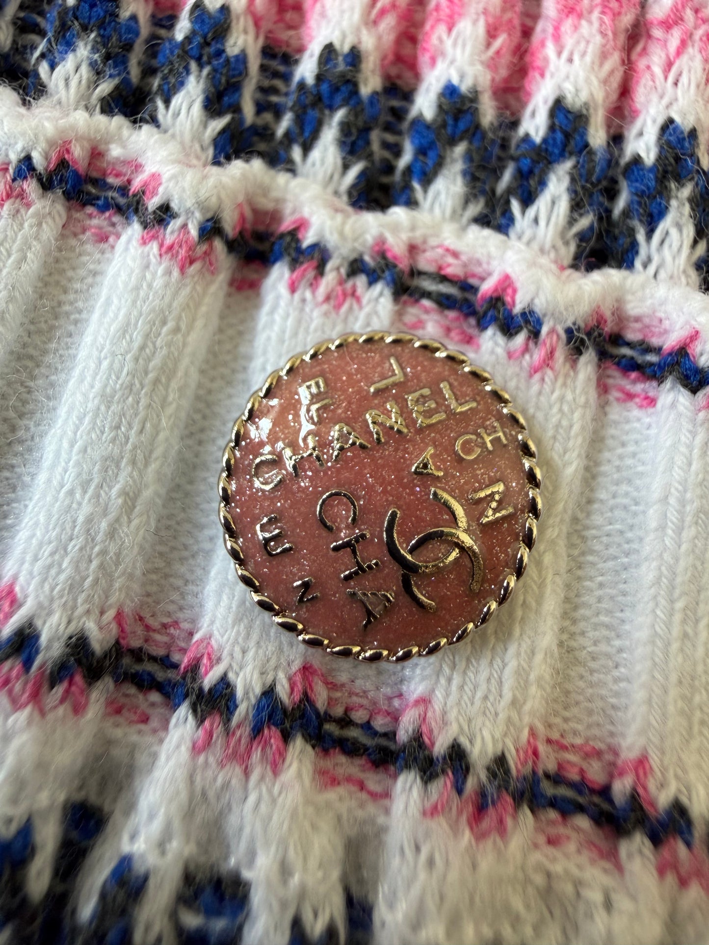 Chanel Stripped Multicolor Cardigan
