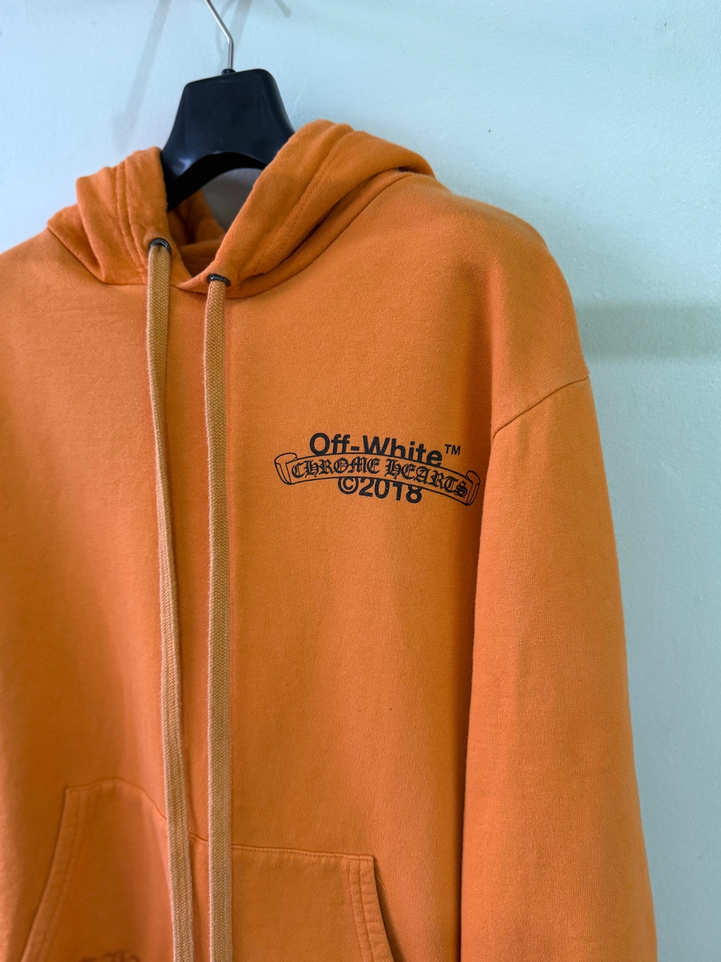 Chrome Hearts x Off-White Orange Hoodie