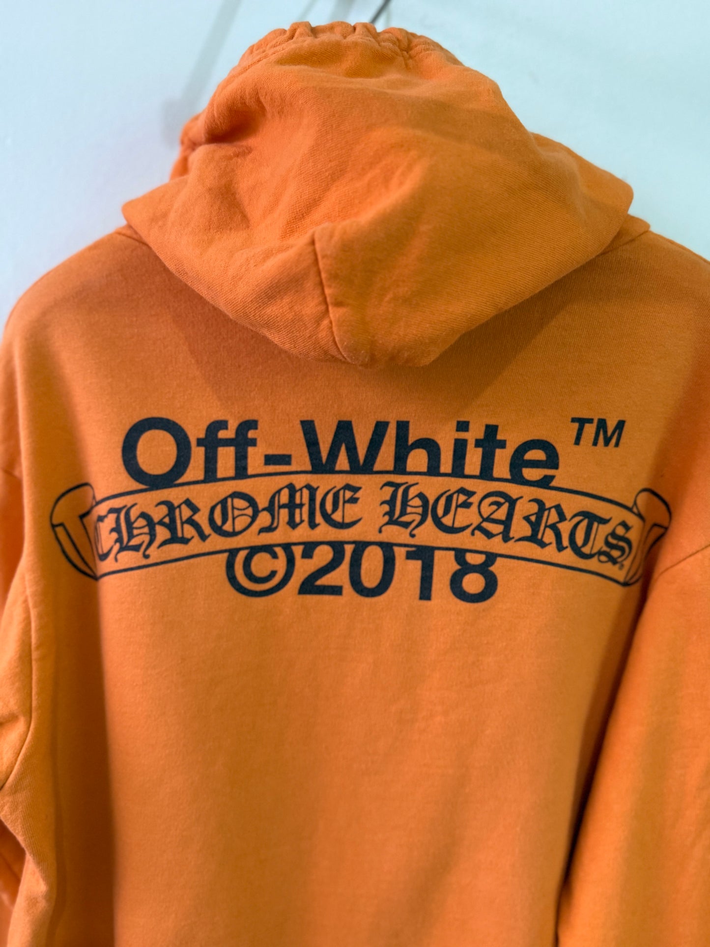 Chrome Hearts x Off-White Orange Hoodie