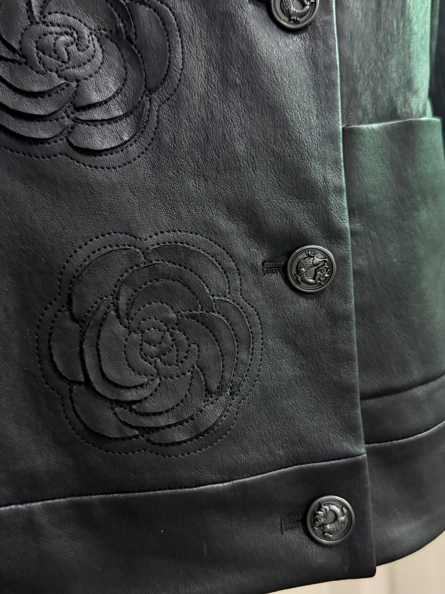 Chanel Camellia Leather Pre-Fall 2010 Paris-Shanghai Runway