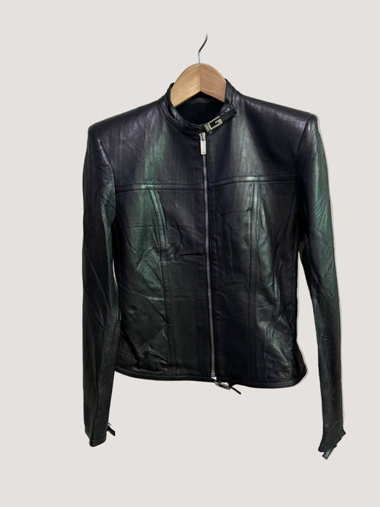 Gucci By Tom Ford F/W1997 Buckle Leather Jacket