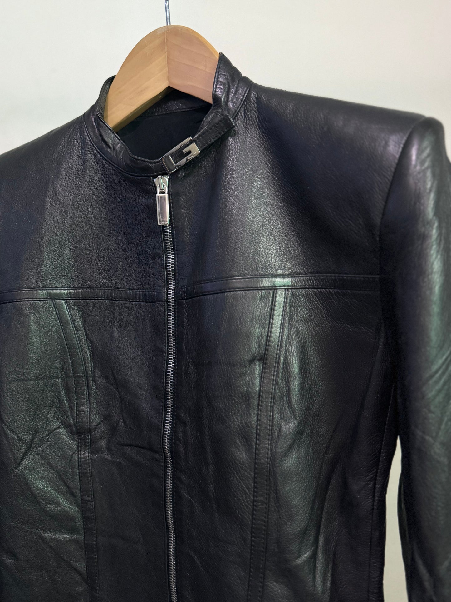 Gucci By Tom Ford F/W1997 Buckle Leather Jacket