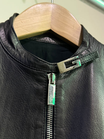 Gucci By Tom Ford F/W1997 Buckle Leather Jacket