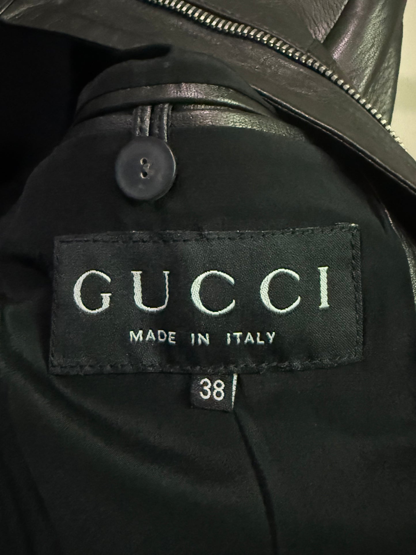 Gucci By Tom Ford F/W1997 Buckle Leather Jacket