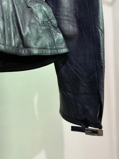 Gucci By Tom Ford F/W1997 Buckle Leather Jacket