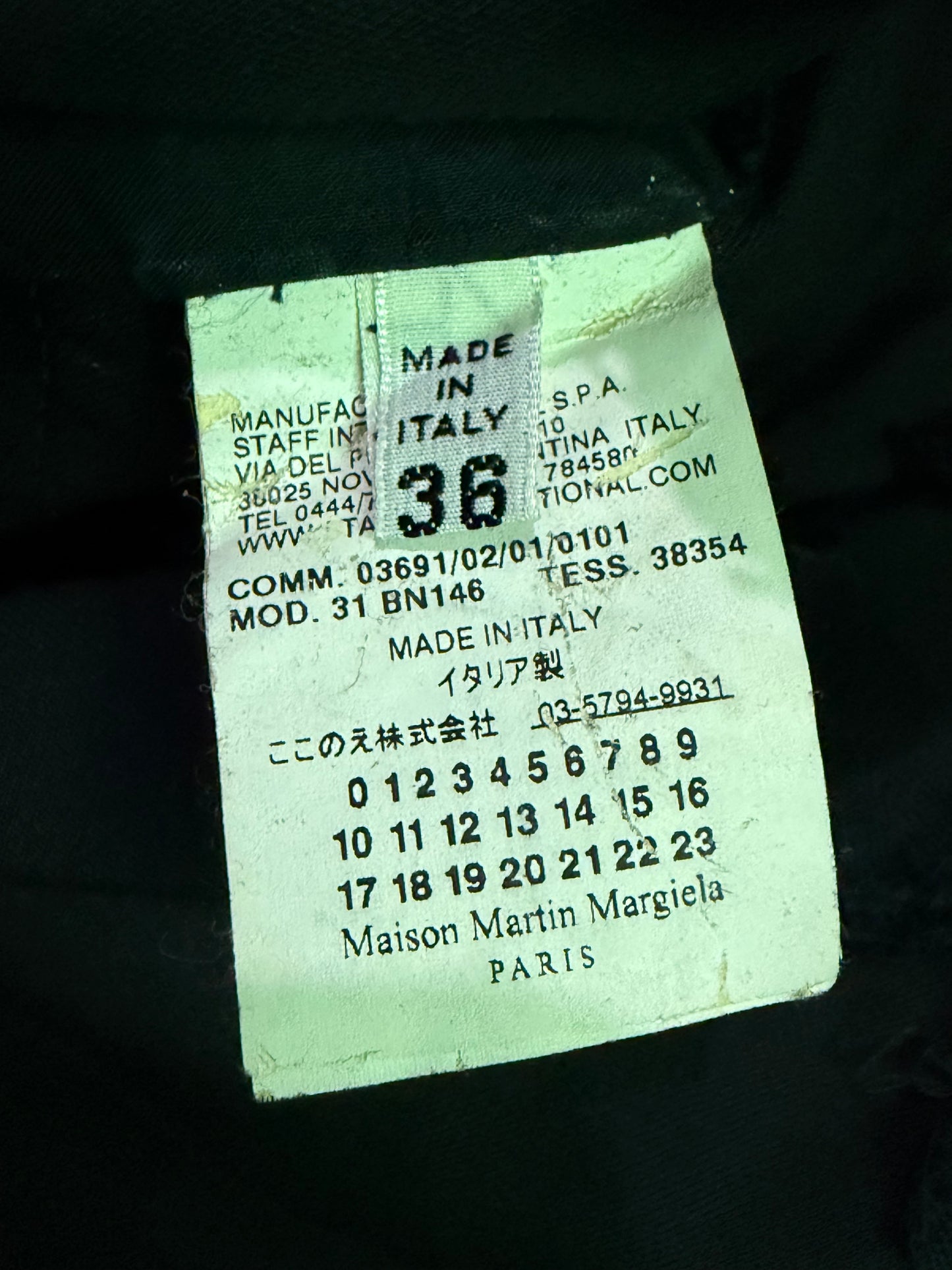 Maison Margiela Black Jacket