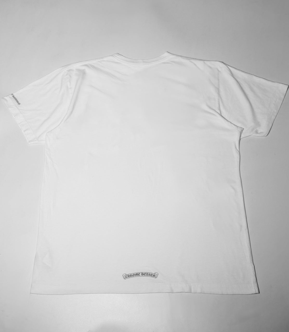 Chrome Hearts Neck Logo White Pocket Tee