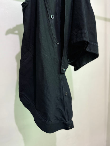 Rick Owens Black Denim Vest