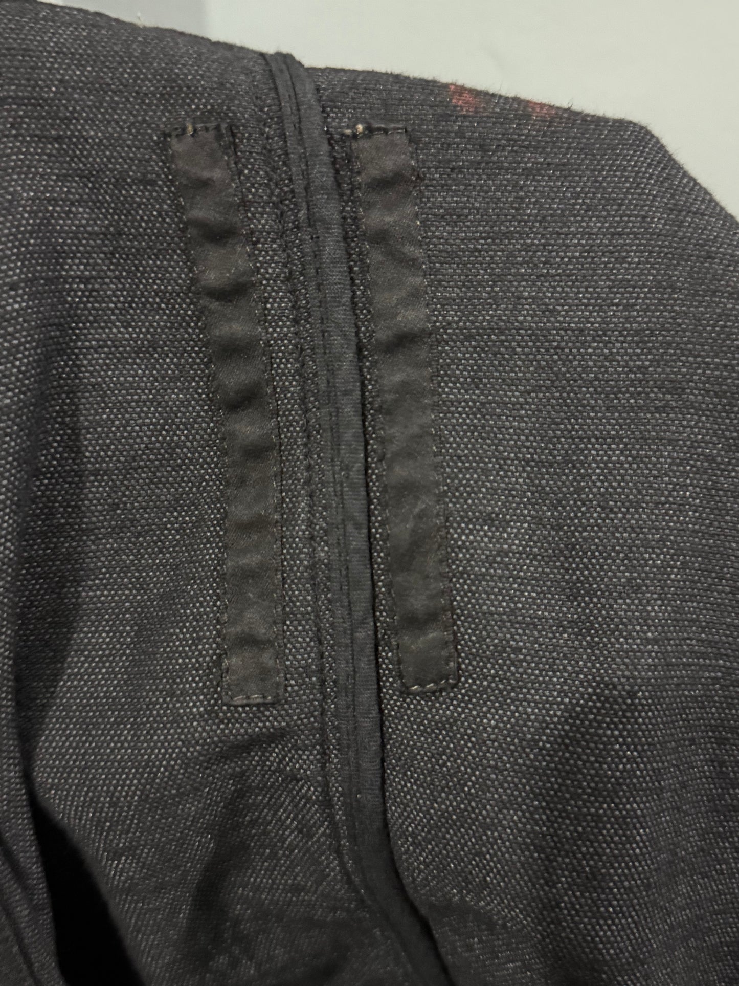 Rick Owens Black Denim Vest