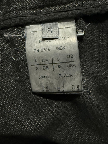 Rick Owens Black Denim Vest