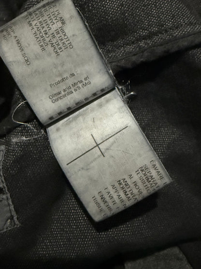 Rick Owens Black Denim Vest