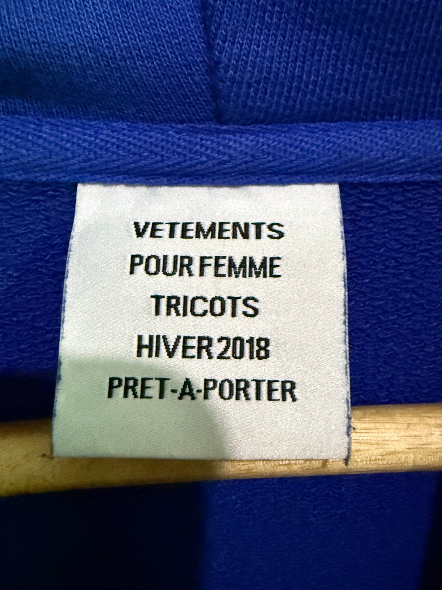 Vetements Fw18 Europe Hoodie “ Europa “