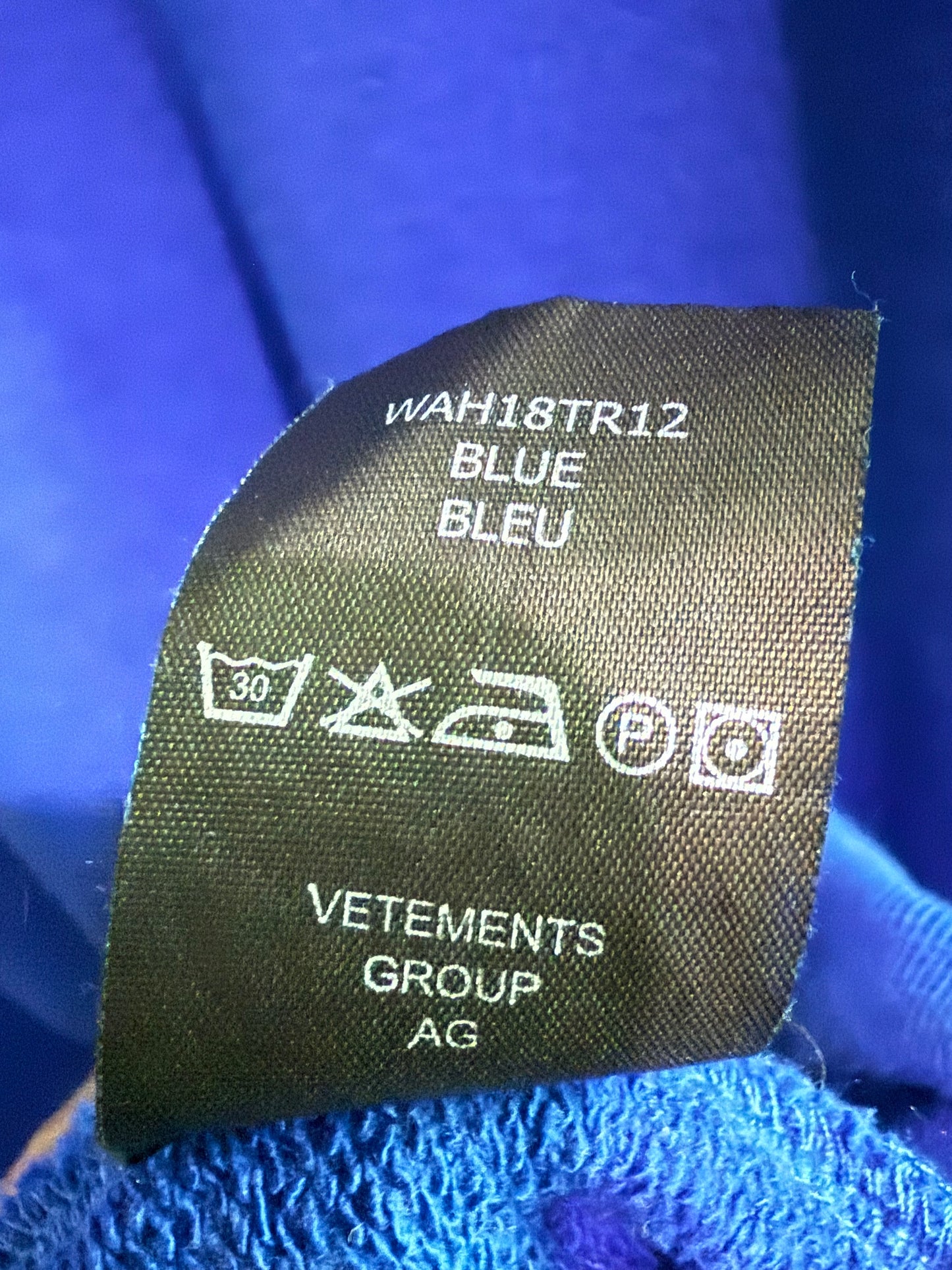 Vetements Fw18 Europe Hoodie “ Europa “