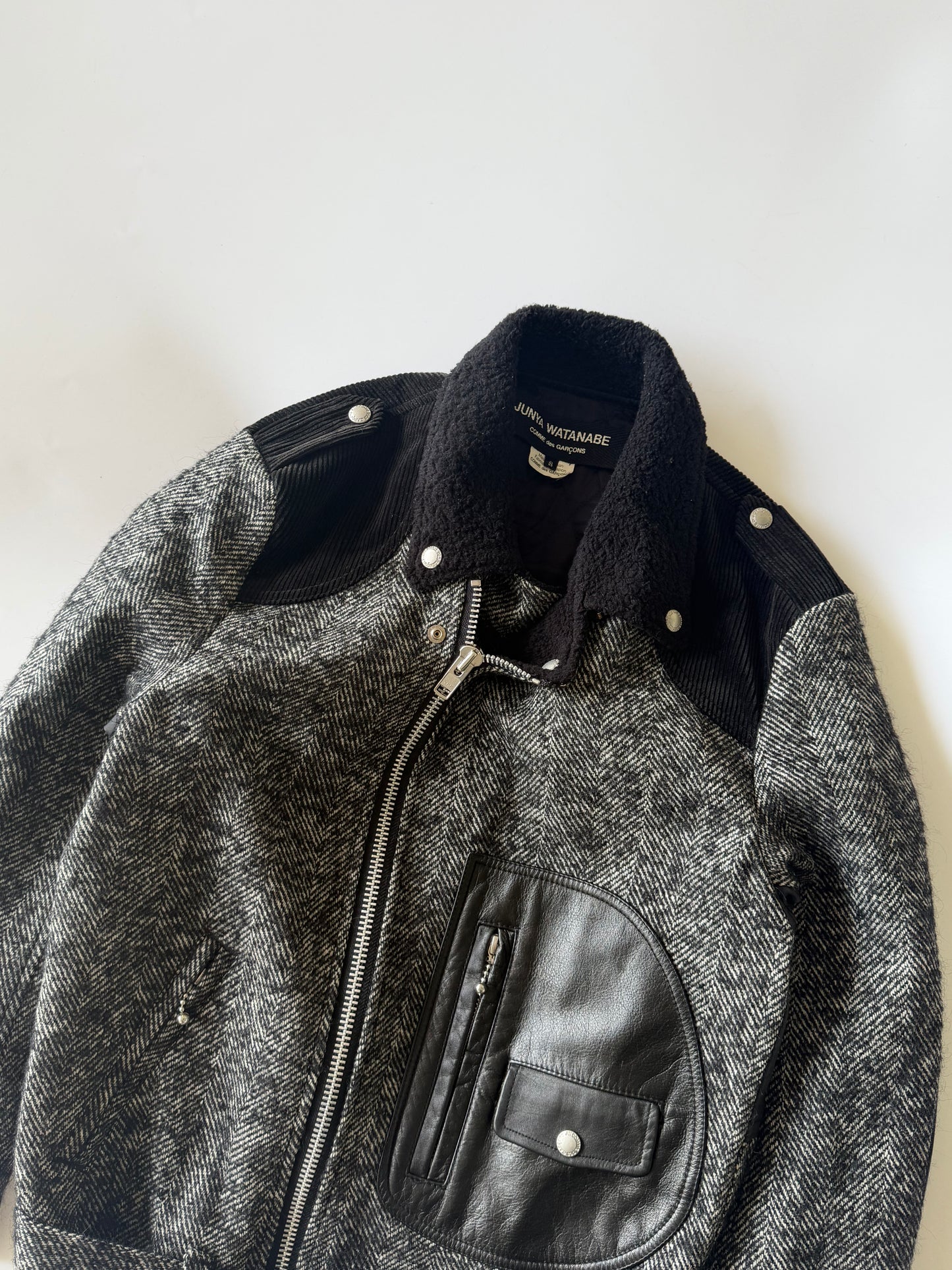 Junya Watanabe Comme des Garçons Patch Rider Jacket