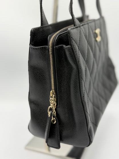 Vintage Chanel Coco Quilted Caviar GHW Handbag