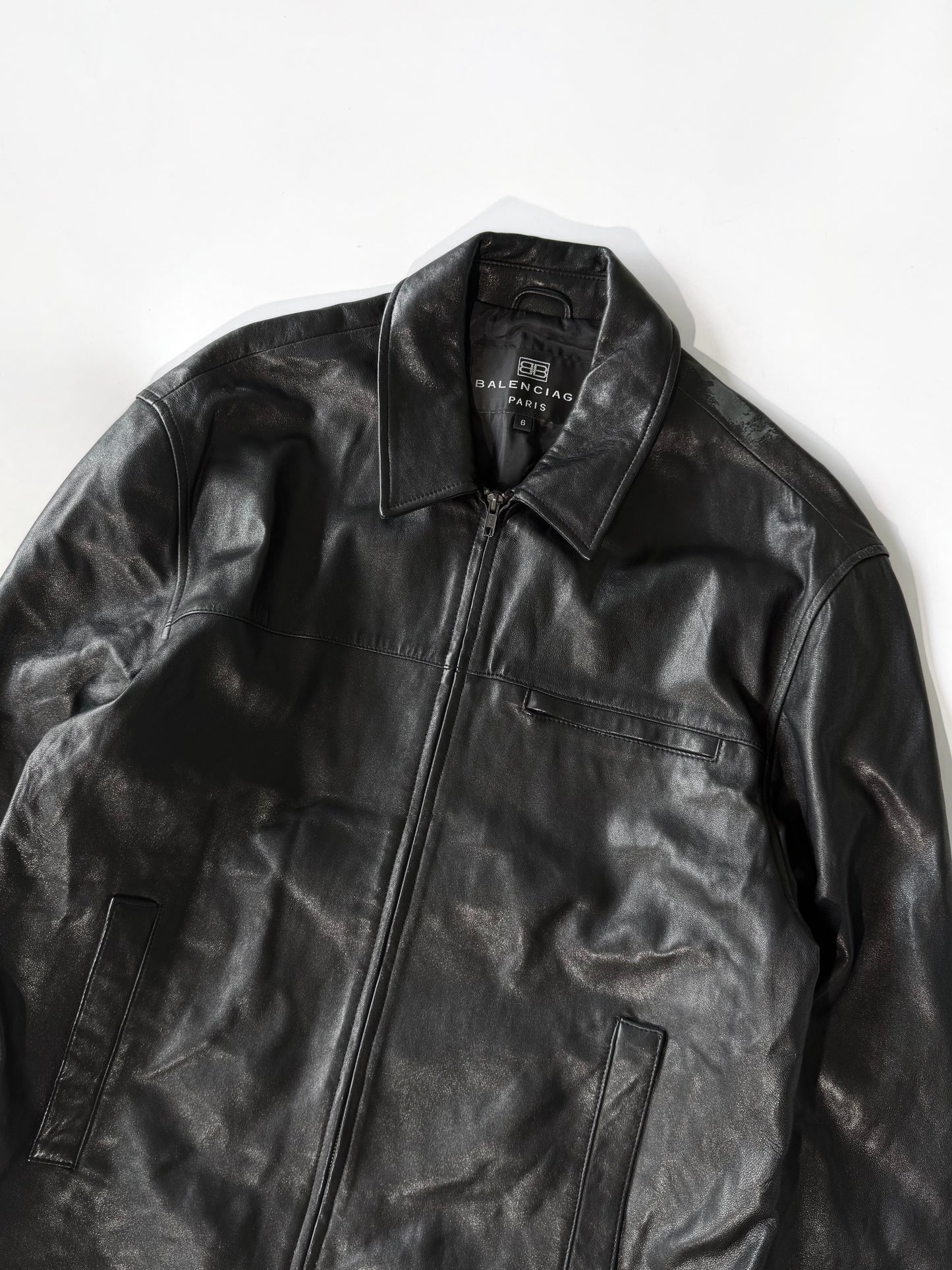 1997 Balencaiga by Nicolas Ghesquière Leather Jacket