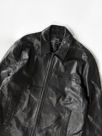 1997 Balencaiga by Nicolas Ghesquière Leather Jacket