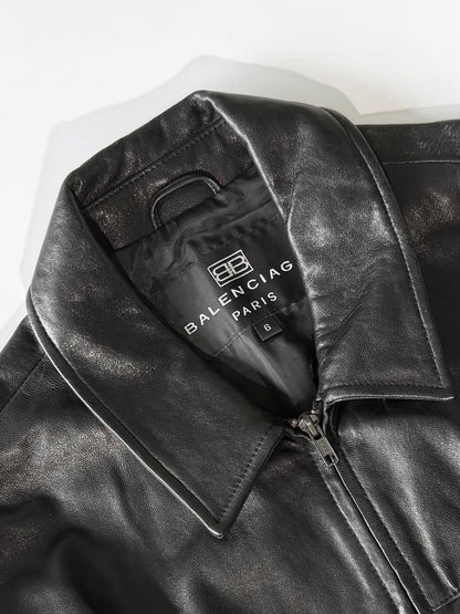 1997 Balencaiga by Nicolas Ghesquière Leather Jacket